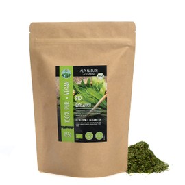 Organic wild garlic (125g, 4.4oz), organic wild garlic leaves, wild garlic from controlled organic cultivation, 100% natural, without additives