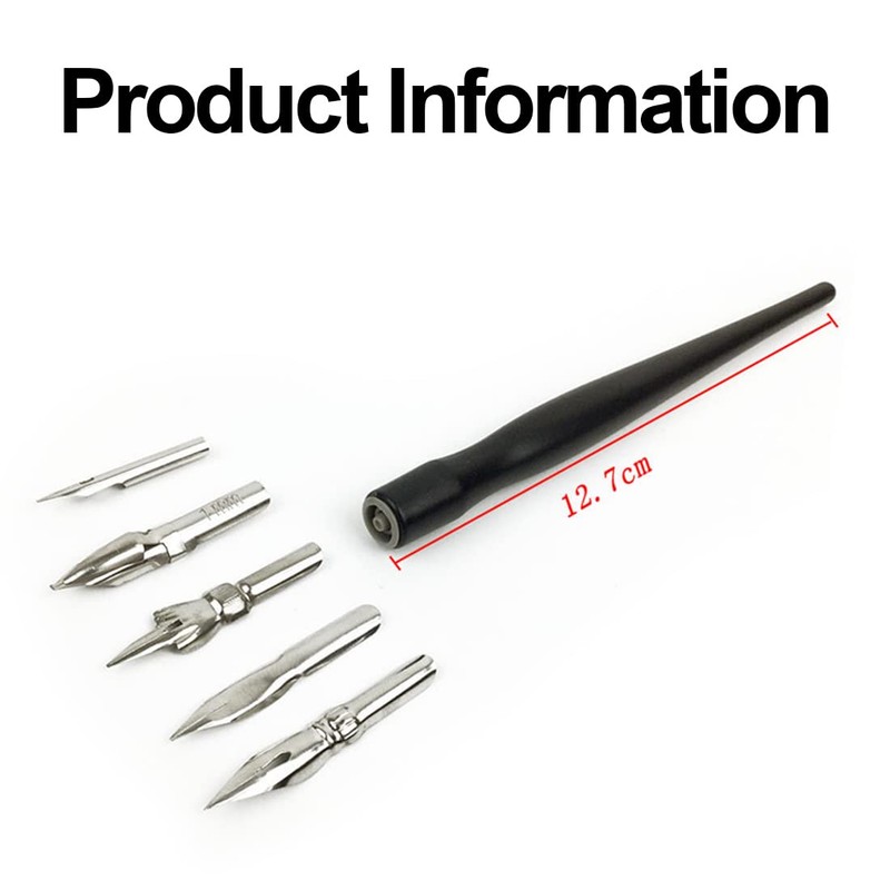 XPEX Nib and Holder Set, 1 Calligraphy Pen Holder and