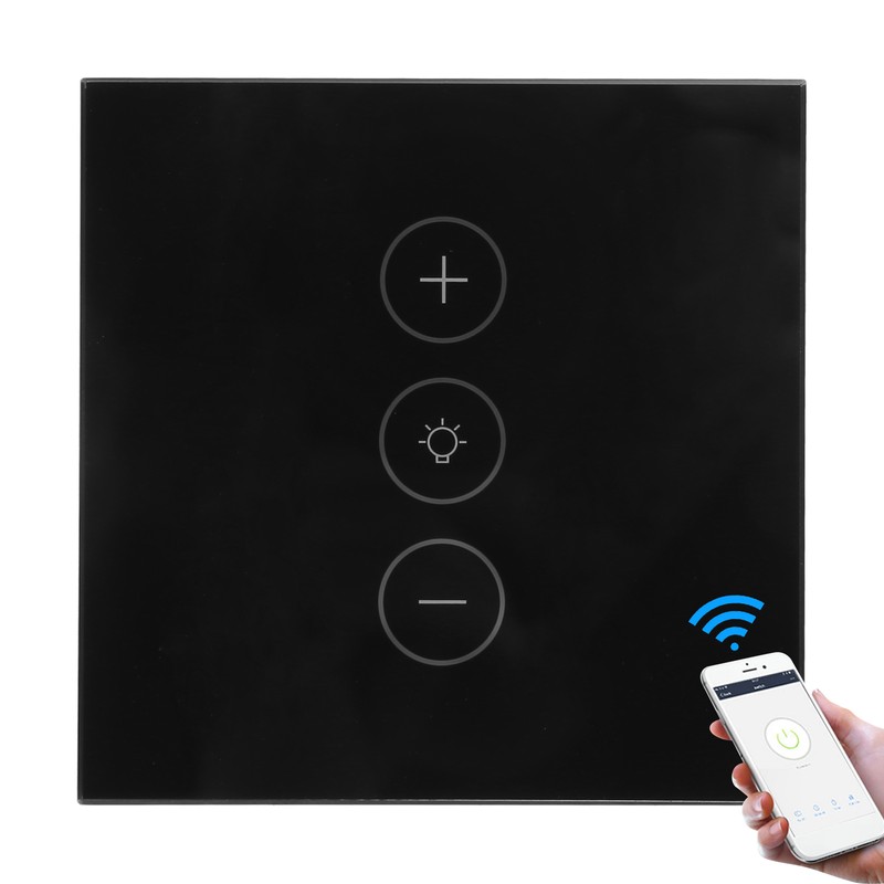 Wifi Smart Dimmer Switch Voice Touch Phone APP Remote Control