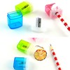 PMELCXD Pencil Sharpener Double Sharpener, 8 Pieces, Children's Manual Pencil
