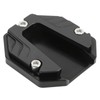 Demeras Motorcycle Side Stand Plate Pad, Universal Fashion Appearance Anodic