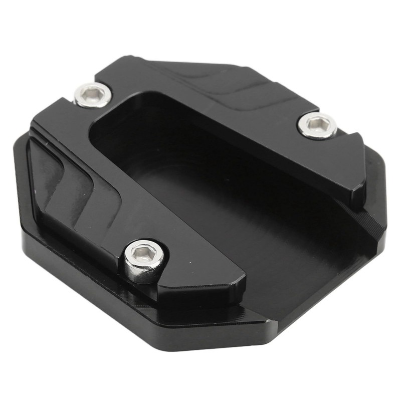 Demeras Motorcycle Side Stand Plate Pad, Universal Fashion Appearance Anodic
