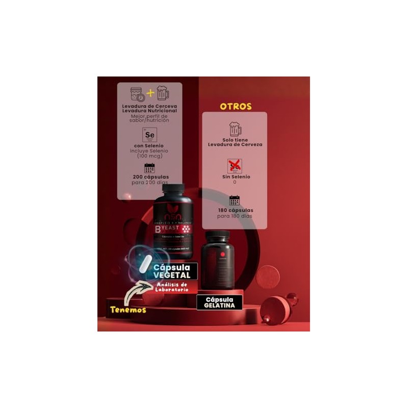 Nsn Complejo Selenio Yeast Ultra Biotina B12 Formulado Por Dra