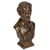 PTC 7.5 Inch Bronze Colored Abraham Lincoln Bust Figurine Statue