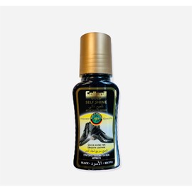 Leather Shoe Polish Self Shine by Collonil - Black - Bring Back The Shine of Smooth Leather Shoes - Quick & Easy to use - Made in Germany - 4.22 Fl Oz