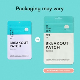 SKIN CHOICE Spot Patches - Breakout Pimple Patches (Pack of 30) Invisible Hydrocolloid Acne Patches Spot Stickers Blemish Dots, Face Spots Treatment, Vegan & Cruelty Free Skincare