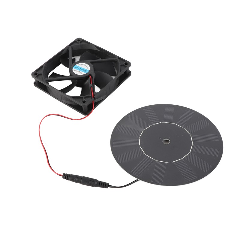 10W Solar Powered Exhaust Fan Monocrystalline Silicon Solar Panel Fan