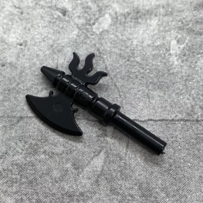 MuseBrickArts 5pack Knight Axe Black Blocks Weapons Accessories for Minifigures
