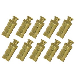 Buffalo Blizzard Replacement Brass Anchors for Pool Safety Cover | Inground Pools with Concrete Decks | 10 Pack