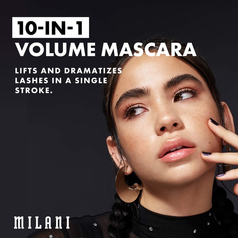 Milani Highly Rated Extreme Volume Mascara (111 Black, 0.41Oz) -