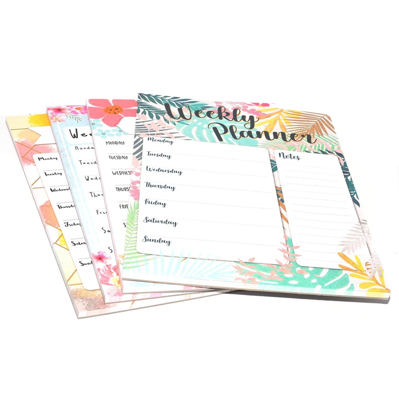 iCompact - 1x A4 Flowers Layout Weekly Planner Pad Design