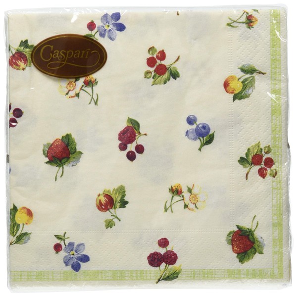 Caspari Fashion Paper Towel Summer Berries L (Lunch) size 4710l
