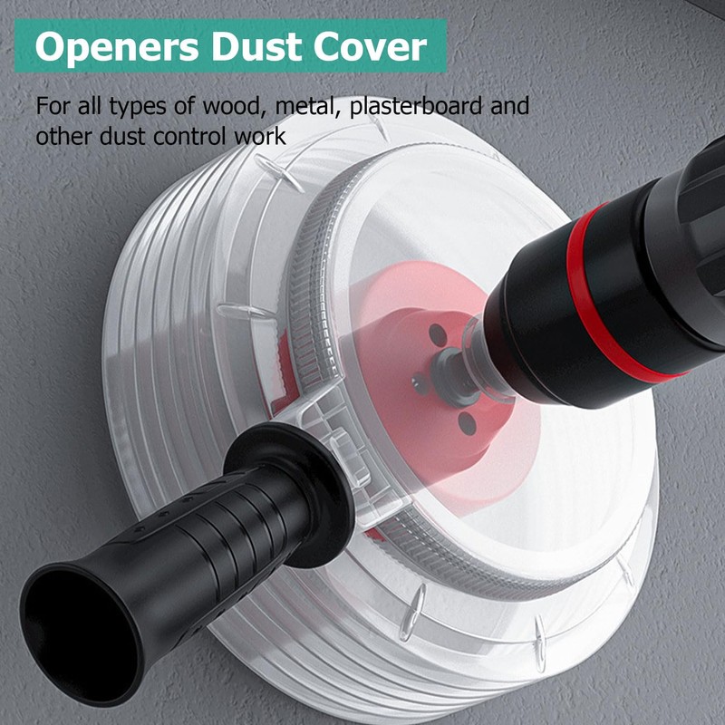 Drill Dust Collector, Pleated Design for Flexible Retraction, Metal Bearing