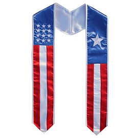 Liberia Graduation Flag Stole Sash Scarf Liberian USA (Liberia/USA)