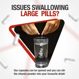 Vitamin B3 Niacinamide Supplement 500mg Flush Free Capsules - 200 High Strength Caps (6+ Month Supply), Each with 500 mg of Pure VIT B3 Nicotinamide 500mg Powder