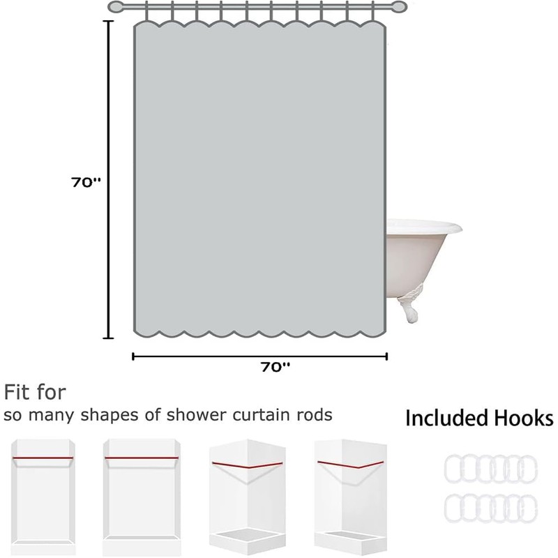 KDYDK Eiffel Tower Shower Curtain Retro Hand-Painted Postmar Seal France