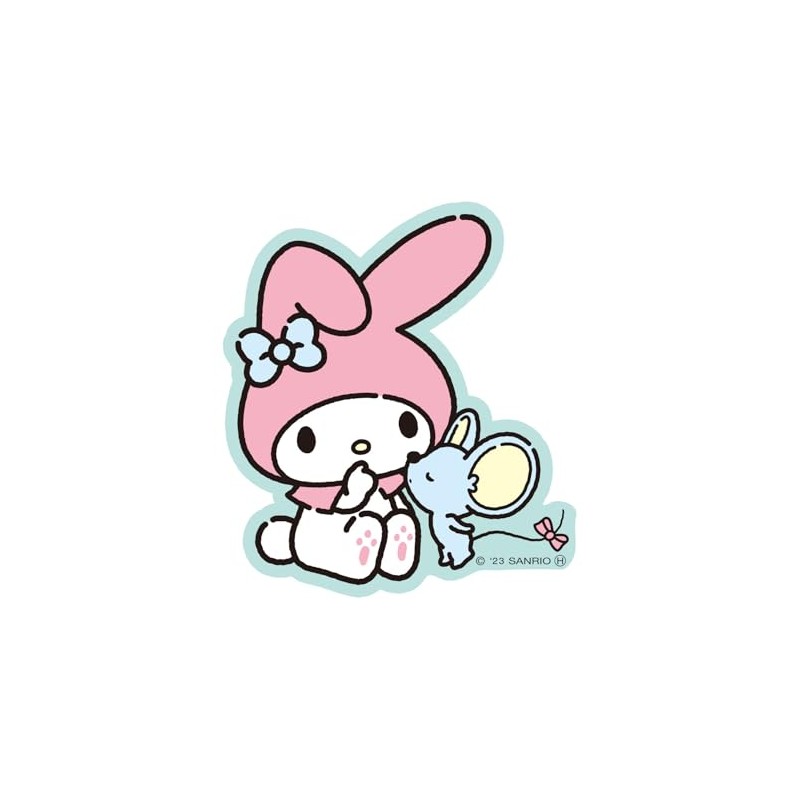 My Melody [Die Cut Sticker] Character Sticker/Kiss Sanrio