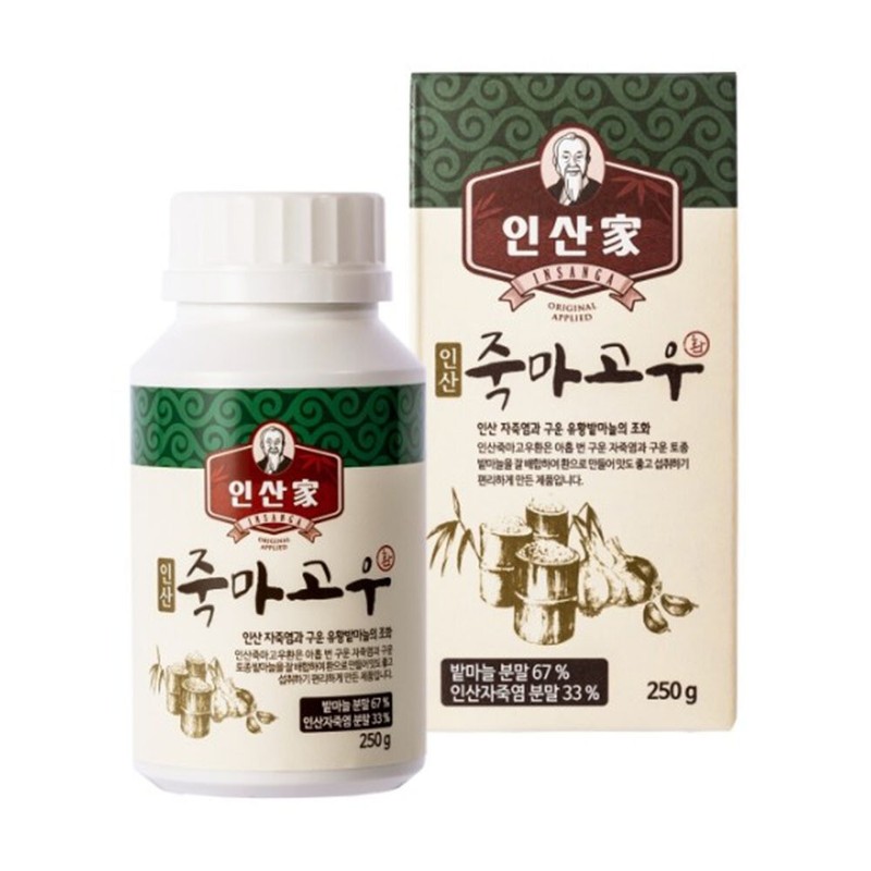Insanga bamboo salt pill 250g garlic bamboo salt pill /