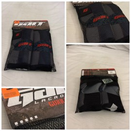 Gait Lacrosse Elbow Pads M Gray Blue Gunnar Mens NWT YGI Y0-EB33