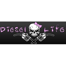 Diesel Lady Life Decal