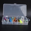 11pcs Fishing Lure Kit Mini Plastic Metal Soft Shrimp Hard