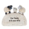 Shudehill Giftware Cute sheep resin figurines with different heartfelt messages