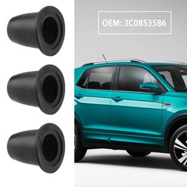 eMagTech 50pcs Car Tailgate Exterior Trim Clips Fasteners Side Moulding Trim Clips Replace Part 3C0853586 Compatible with VW Compatible with Skoda Compatible with Volkswagen T-Cross