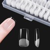 Kawyehu Long Almond Nail Tips, 240 Pieces, Full Cover Nail