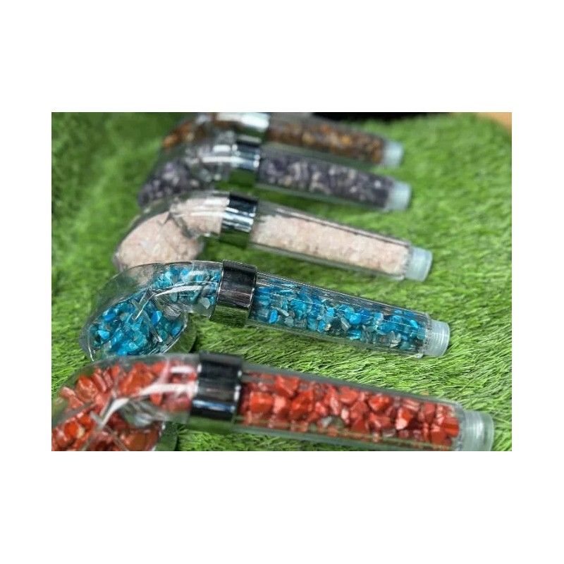 CaNatureLover Moonstone Crystal Shower Head / Natural Crystal Shower Head