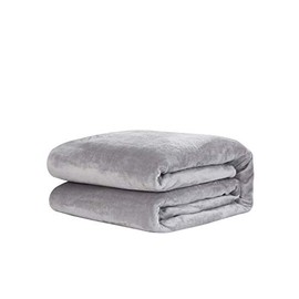Cozy Fleece Super Soft and Plush Flannel Fleece Blanket, Steel Grey, King