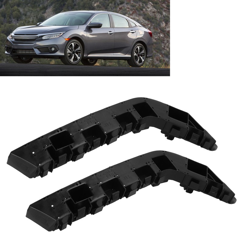 2 Pcs Front Bumper Bracket Holder 71198 TEA T01 ABS