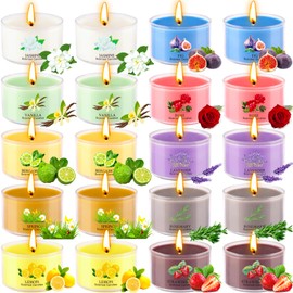 Aromatherapy Scented Candles 20 Pack - Small Candle Gift Set for Women with 10 Scents, 1.6oz Long-Lasting Soy Wax Candles for Relaxation, Yoga, Bath, Christmas Birthday Gifts, Home Decor