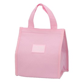 Devalier li-16pk-s Insulated Bag, Insulated Bag, Bento Bag, Eco Tote, Durable, Shopping Bag, Simple, Lightweight, Aluminum, Leisure, Outdoor, Tote Bag, Compact (S, Pink)