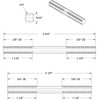 Prime-Line E 2660 French Colonial Door Levers, Heavy Weighted Casting
