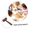 VILLFUL 2pcs Mini Judge Gavel Toy Hammer for Boys and