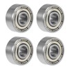 sourcing map 623ZZ Deep Groove Ball Bearing 3x10x4mm Double Shielded