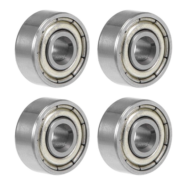 sourcing map 623ZZ Deep Groove Ball Bearing 3x10x4mm Double Shielded
