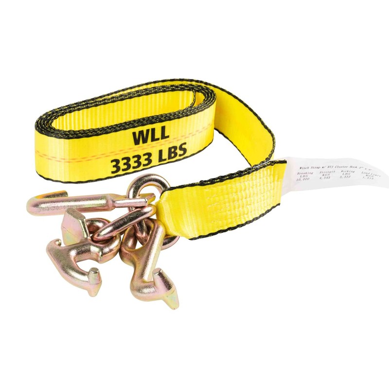 Mytee Products (2 Pack 2" x 8' Recovery Winch Strap