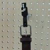 SSWBasics Black Plastic Belt Hangers - Pack of 100