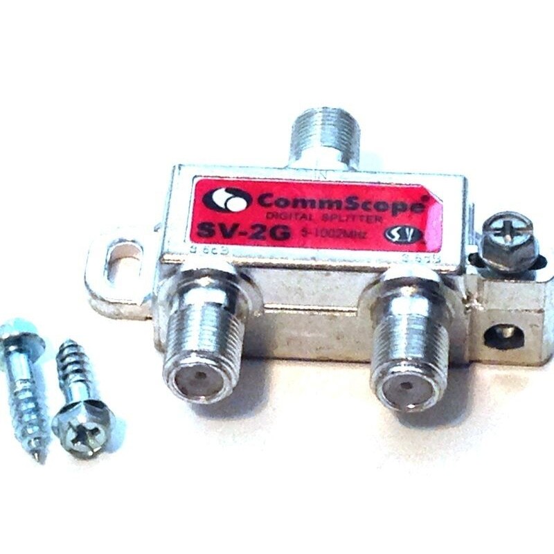 CommScope 2-way Cable TV DIGITAL CABLE INTERNET COAXIAL RG6 SPLITTER