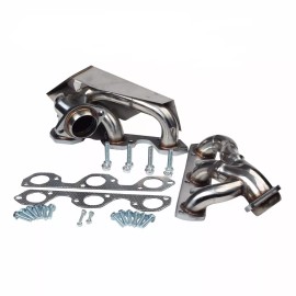 unbranded Stainless Steel Manifold Header w/Gaskets For Jeep Wrangler JK 2007-2011 3.8 V6