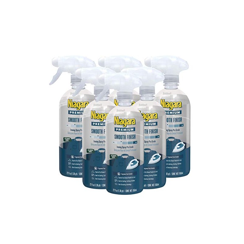 Niagara Spray Starch (22 Oz, 6 Pack) Trigger Pump Liquid