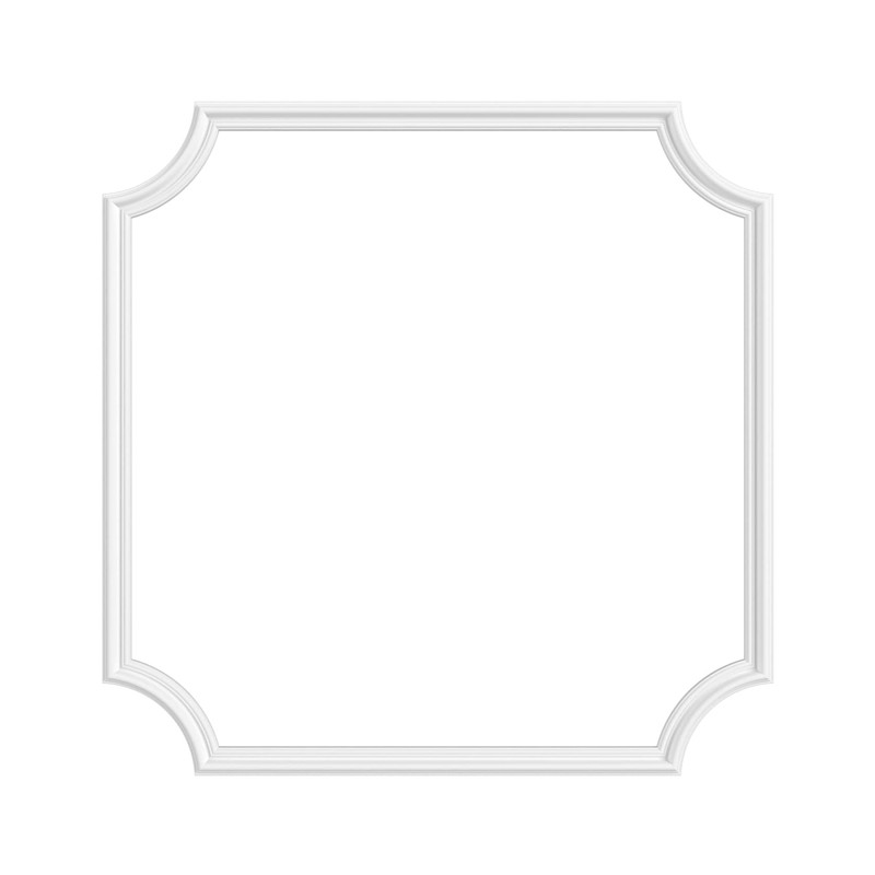 HEXIM Stucco Decoration Made of HDPS/PU White - Stucco Frame