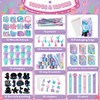 BenLouis 120Pcs Mermaid Party Favors - Little Mermaid Pencils, Stickers,