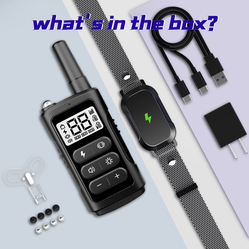 Dog Training Collar with 3300Ft Remote Range 4 Training Modes