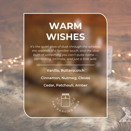 The Dancing Wick Candle - No Words Just Hugs Candle – Warm Wishes Scented Soy Wax – Cozy & Comforting Gift for Sympathy or Support – 8oz, Hand-Poured – Made in USA (Hugs)