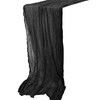 Time to Sparkle Cheesecloth Table Runner 90X400CM - Black
