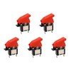 5Pcs Toggle Switch 12V DC 25A 2 Pin Waterproof Rocker