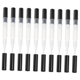 NUOBESTY 20pcs Empty Nail Nutrition Pens Revitalize Cuticle Oil Applicators for Easy Manicure and Practical Design for Personal Care and Nail Art