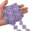2 Yards 25mm Light Purple Daisy Flower Lace Trim Knitting